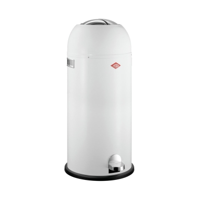 WESCO® Kickmaster® Maxi, white, foot pedal mechanism, 40 l, 8011557