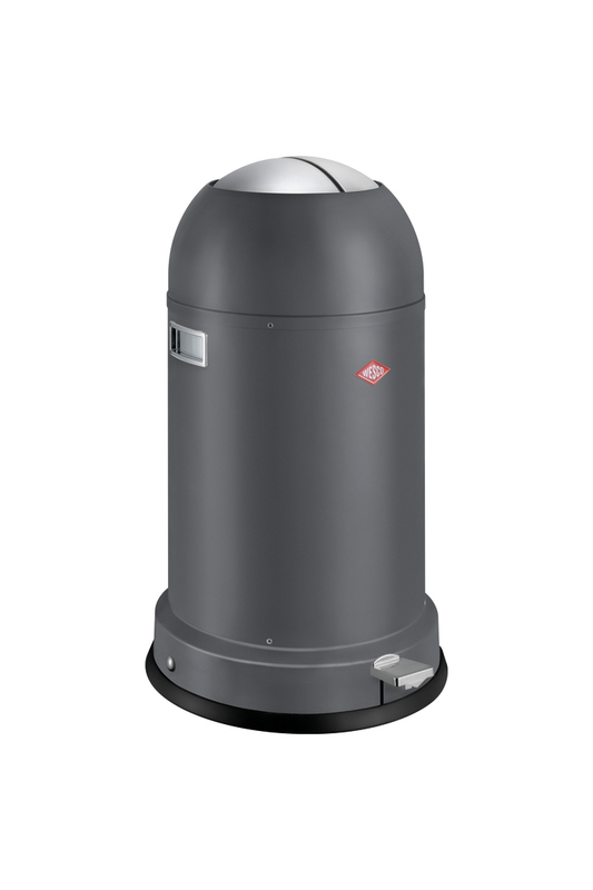 WESCO® Kickmaster® CL, graphite matt, foot pedal mechanism, 33 l, 8012202