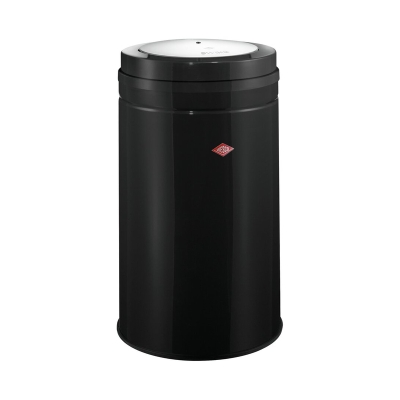 WESCO® Kickmaster®, black, swing lid, 120 l, 8011579