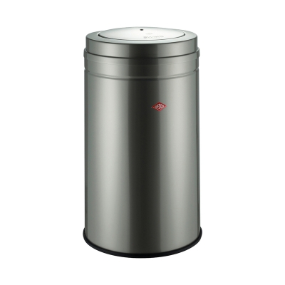 WESCO® Kickmaster®, nickel silver, swing lid, 120 l, 8011577