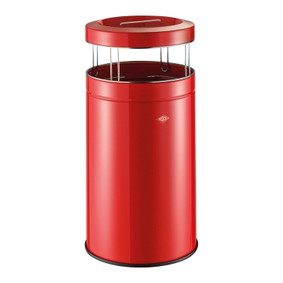 WESCO® Big Ash, standing ashtray, red, 120 l, 8011691