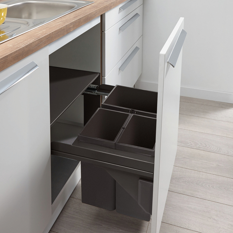 WESCO® Pullboy Soft Comfort 335 K/600-3, антрацит, переднее выдвижение, 33 л, 8011124