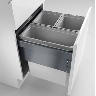 Naber Selectakit Cox Base 2T / 500-3, front pull-out waste system, full extension, 8012355