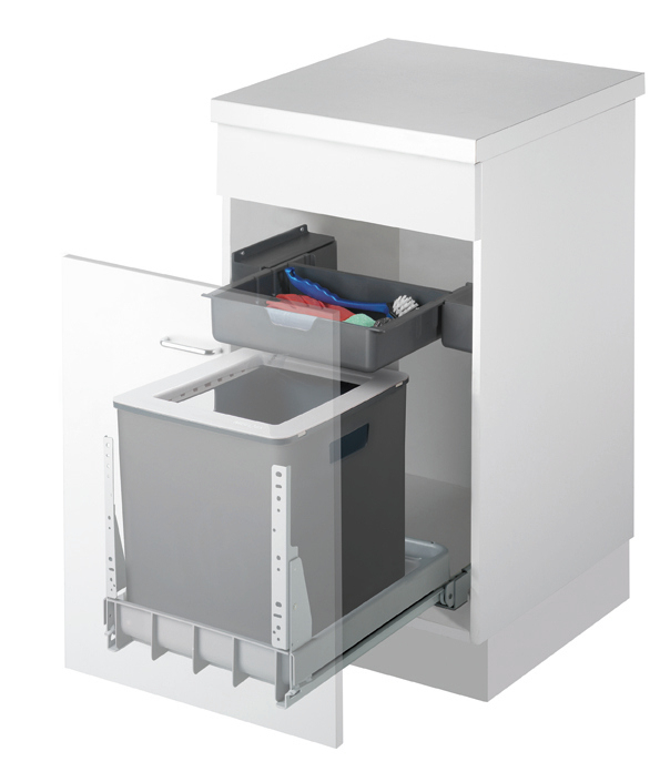 Naber Müllex EURO-BOXX40-R, anthracite, front pull-out system, 35 l, 8011056