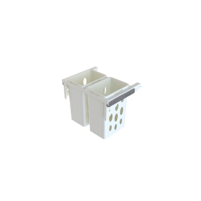 WESCO® Pullboy Soft Comfort Laundry 470 K/600-2, white, cabinet equipment, for front pull-outs, 52 l, 8011728