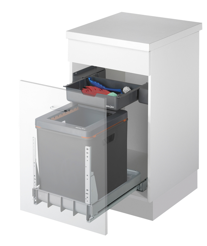 Naber Müllex BOXX40-R, антрацит, фронтальное выдвижение, 41 л, 8011078