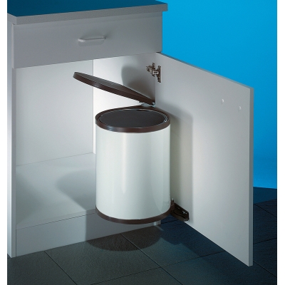 WESCO® Rondo 2, white, swivel technology, waste collector, 8011006