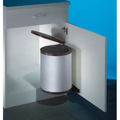 WESCO® Rondo 2, silver, swivel technology for revolving doors, 13 l, 8011206