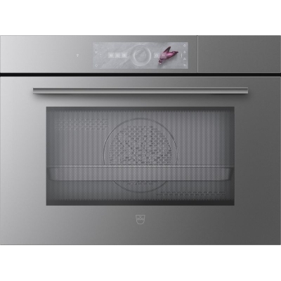 V-ZUG CombiSteamer V6000 45M steam oven, mirror glass Platinum, 2304100012, 10 YEAR WARRANTY!