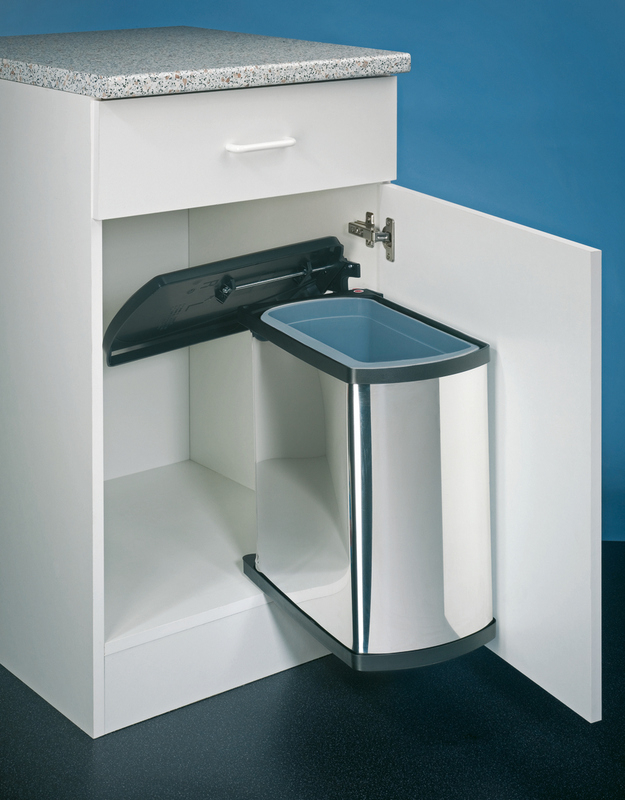 Naber Uno 3418, stainless steel, pivoting technology for revolving doors, 18 l, 8011267