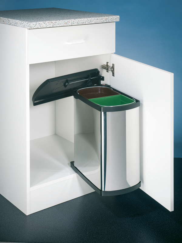 Naber Duo 3416, stainless steel, pivoting technology for revolving doors, 16 l, 8011270