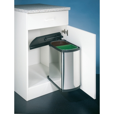 Naber Duo 3416, stainless steel, pivoting technology for revolving doors, 16 l, 8011270