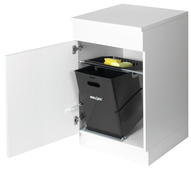 Naber Müllex Single 35, black, swivel technology for revolving doors, 8011020