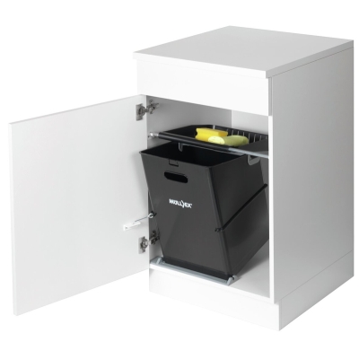 Naber Müllex Single 35, black, swivel technology for revolving doors, 8011020