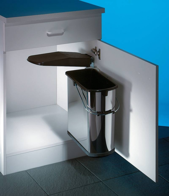 Naber Selectakit Vario 4 waste system, stainless steel, 8011085