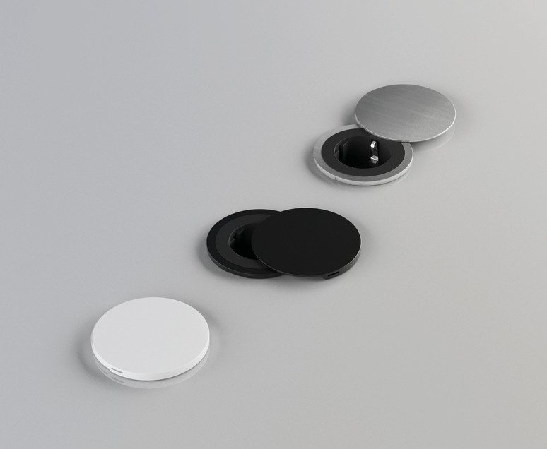 Крышка Naber для одинарной розетки Pix, белая, 7053112