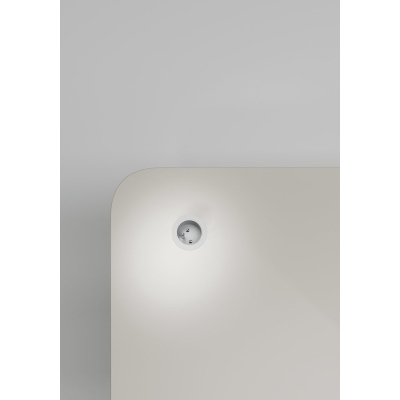 Naber VersaDot Lite ühekordne pistikupesa, mattvalge rõngas, pistikupesa element, 1 x Schuko pesa, 7053263