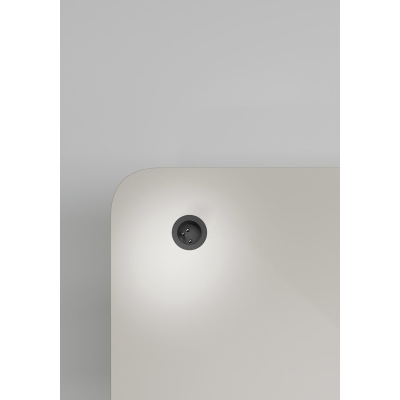 Naber VersaDot Lite ühekordne pistikupesa, mattmust rõngas, pistikupesa element, 1 x Schuko pesa, 7053264