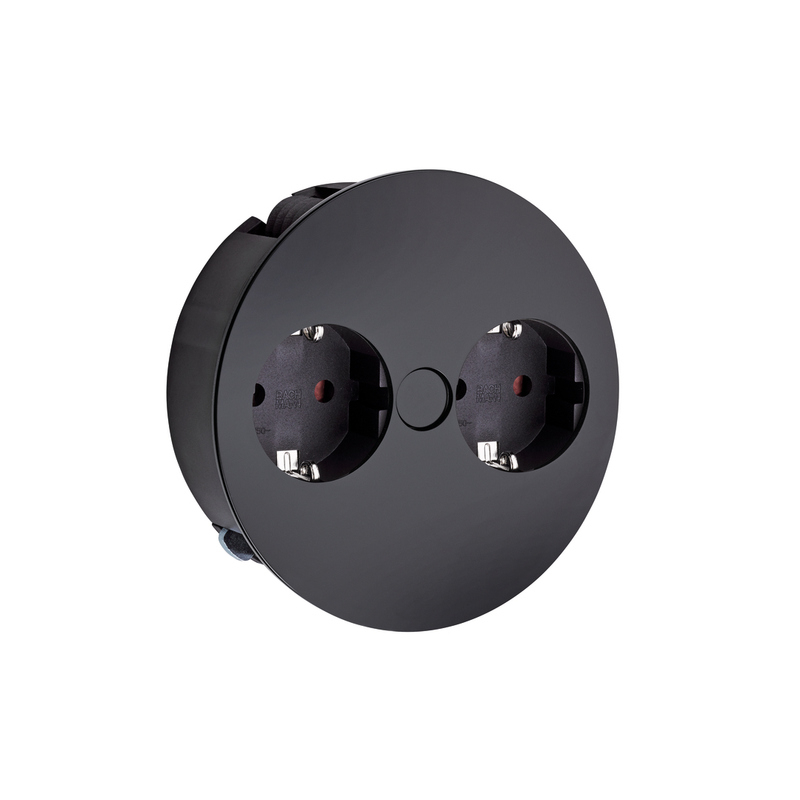 Головка Naber Twist двойная, со швейцарскими головками, черный матовый, 7053189