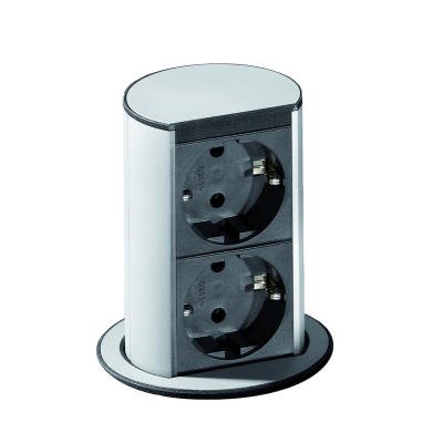 Naber Elevator 2, Šveitsi pistikupesadega, sissetõmmatav pistikupesa element, 7053064