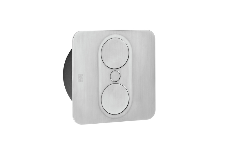 Naber Twist 2 USB A+C, kandiline, Schuko pesadega, roostevabast terasest värv, sisseehitatud pistikupesa element, Schuko pesa, 7053193