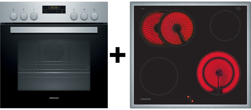 Constructa CX3HS603, stove/hob set, CH2M50050 + CM323052, EEK: A, with 5 year guarantee!