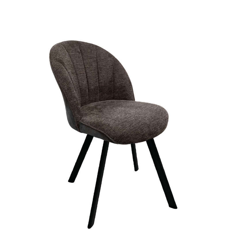 Naber Brezo 1S, рамка черная матовая, жесткая, овальная, крышка коричневая, 3031346