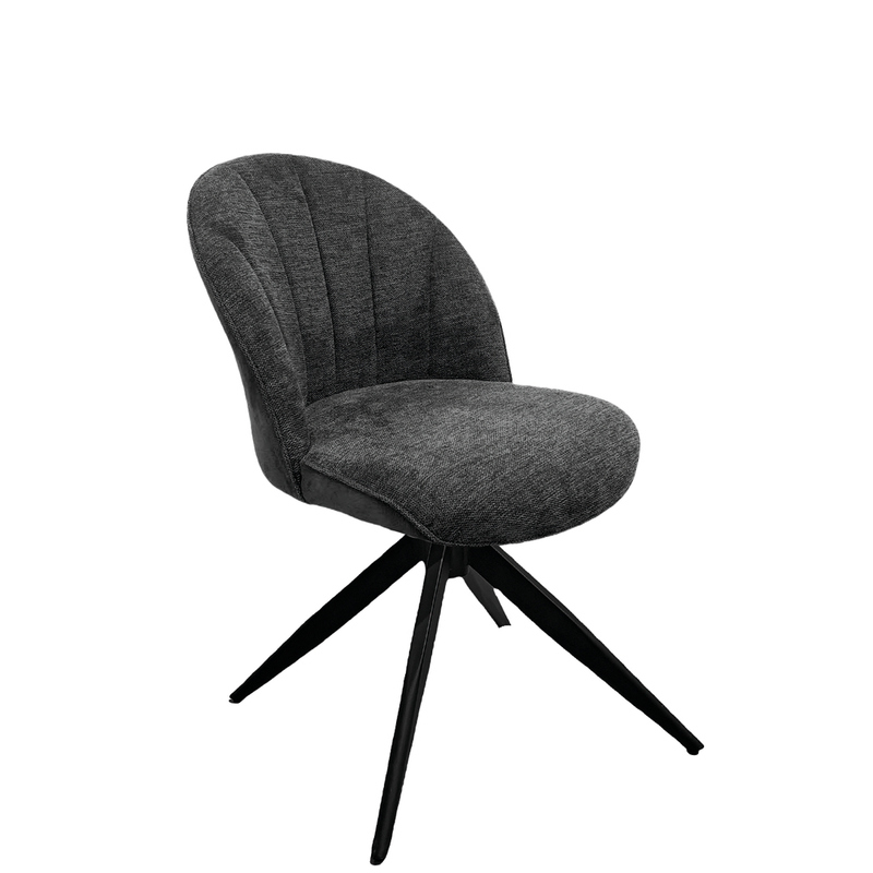 Naber Brezo 1S, raam must matt, pööratav, kandiline, kate tumehall, 3031351