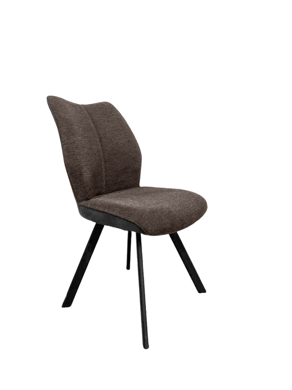 Naber Stella 1S, matt black frame, rigid, oval, brown cover, 3031382