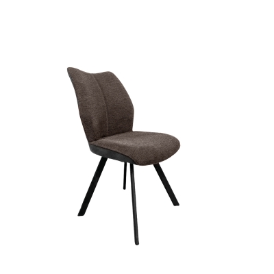 Naber Stella 1S, matt black frame, rigid, oval, brown cover, 3031382