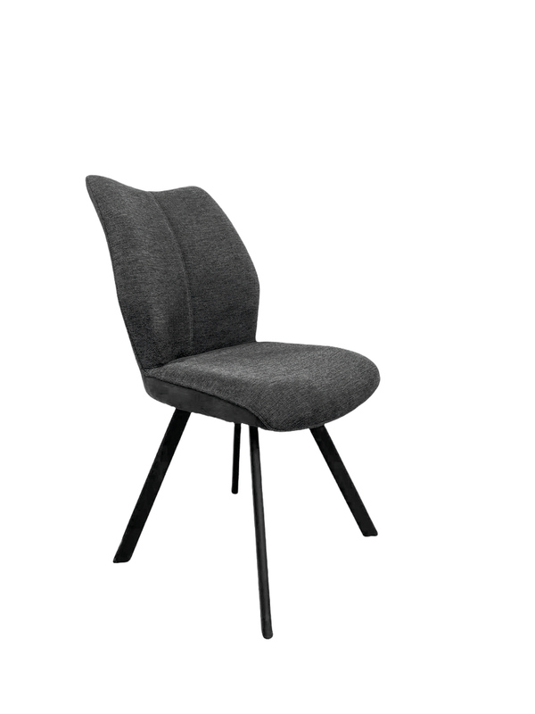 Naber Stella 1S, frame black matt, rigid, oval, cover dark gray, 3031381