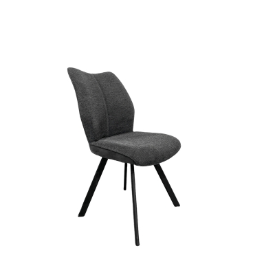 Naber Stella 1S, frame black matt, rigid, oval, cover dark gray, 3031381