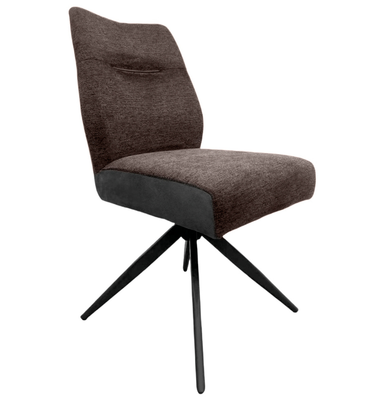 Naber Famous 1S, frame black matt, rigid, oval, cover brown 3031310