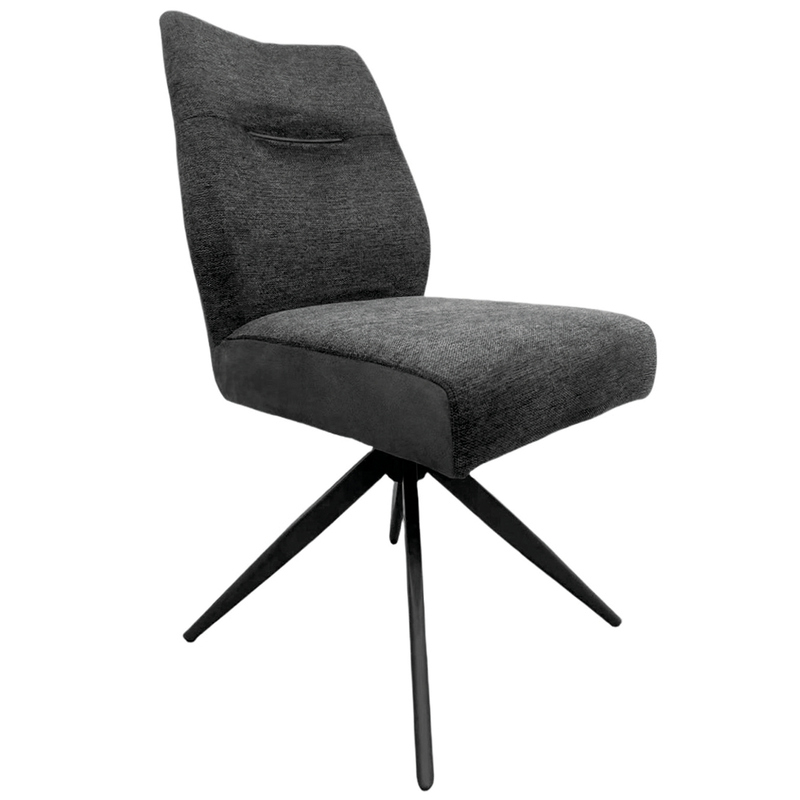 Naber Famous 1S, frame black matt, rigid, oval, cover dark gray 3031309