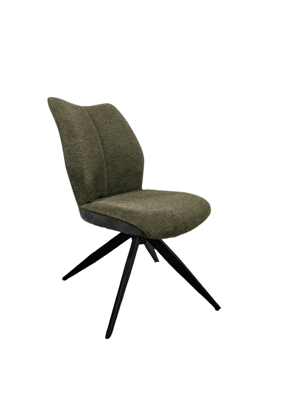 Naber Stella 1S, raam must matt, pööratav, kandiline, kate roheline, 3031389