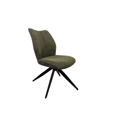 Naber Stella 1S, frame black matt, rotatable, square, cover green, 3031389