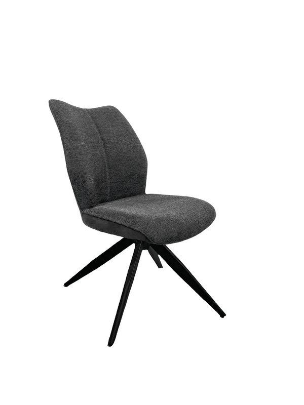 Naber Stella 1S, matt black frame, rotatable, square, dark gray cover, 3031387