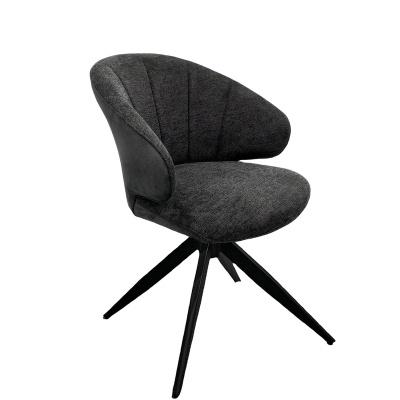 Naber Brezo 1AS, frame black matt, rotatable, square, cover dark gray, 3031342