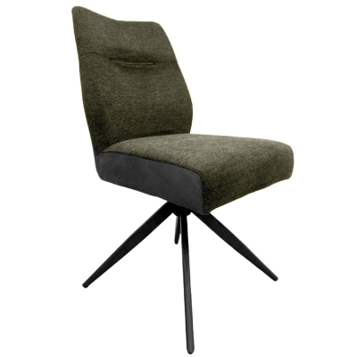 Naber Famous 1S, frame black matt, rotatable, square, cover green 3031317