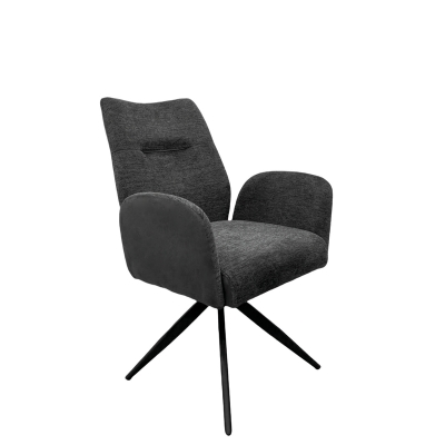 Naber Famous 1AS, matt black frame, rotatable, square, dark gray cover, 3031306