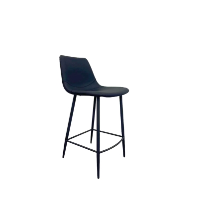 Naber Lino 2KT, stool, matt black frame, black cover 3031463