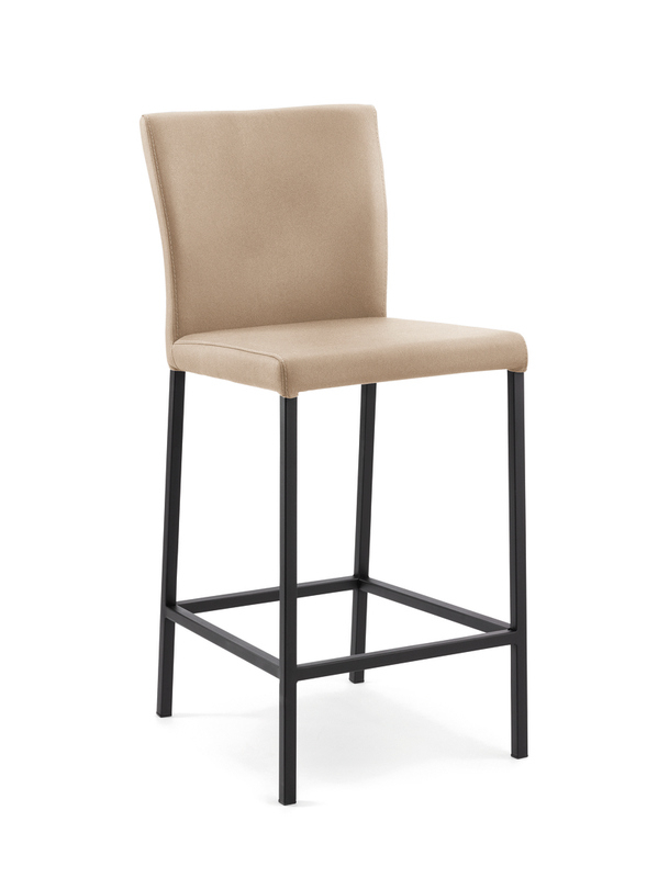 Naber Daimo 2KM, taburet, mattmust raam, hele khakivärvi kate 3031482