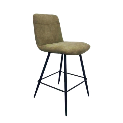 Naber Felice 2KM, stool, matt black frame, dark khaki cover, 3031471
