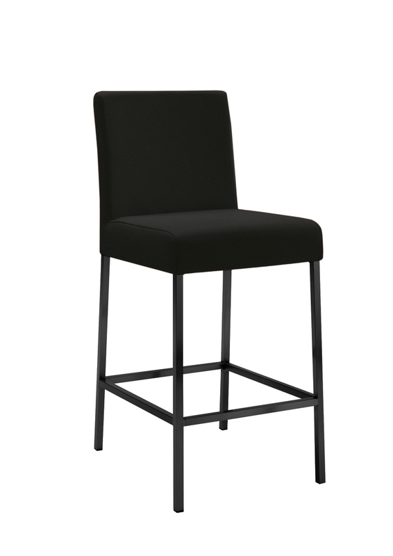 Naber Bringo 2KT, stool, matt black frame, black cover 3031475