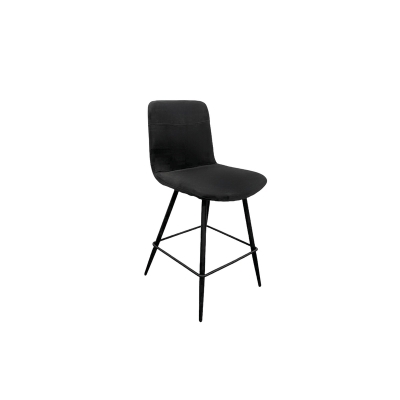 Naber Felice 2KT, stool, matt black frame, black cover, 3031469