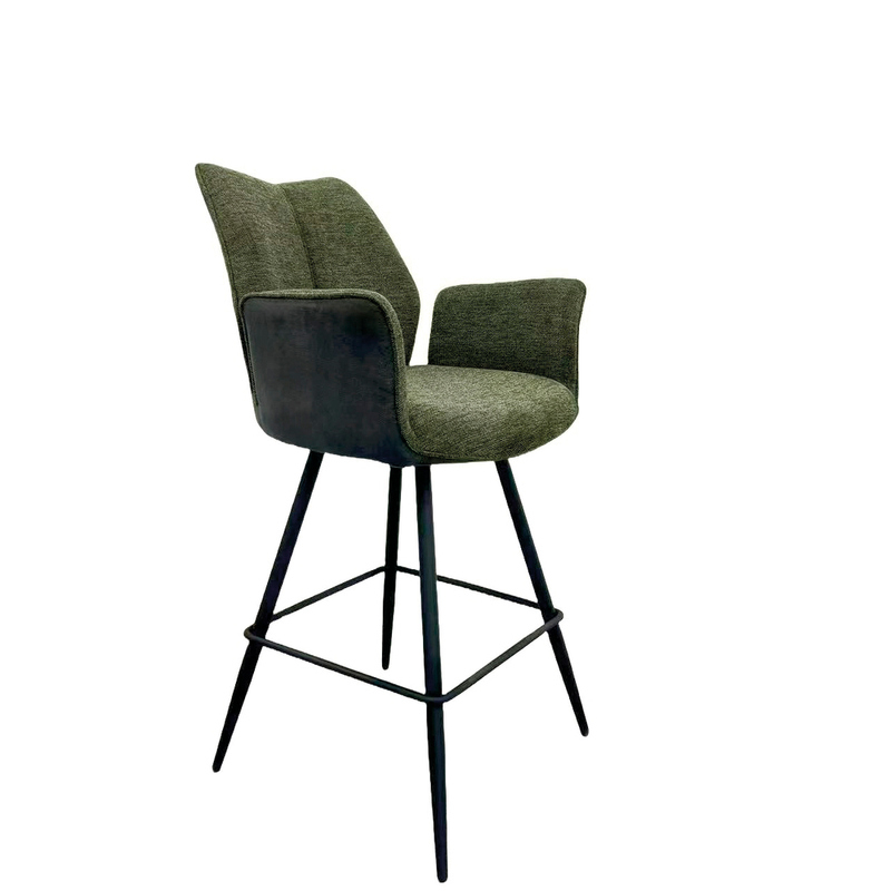 Naber Stella 2AS, черная матовая рамка, поворотная, зеленая крышка, 3031395