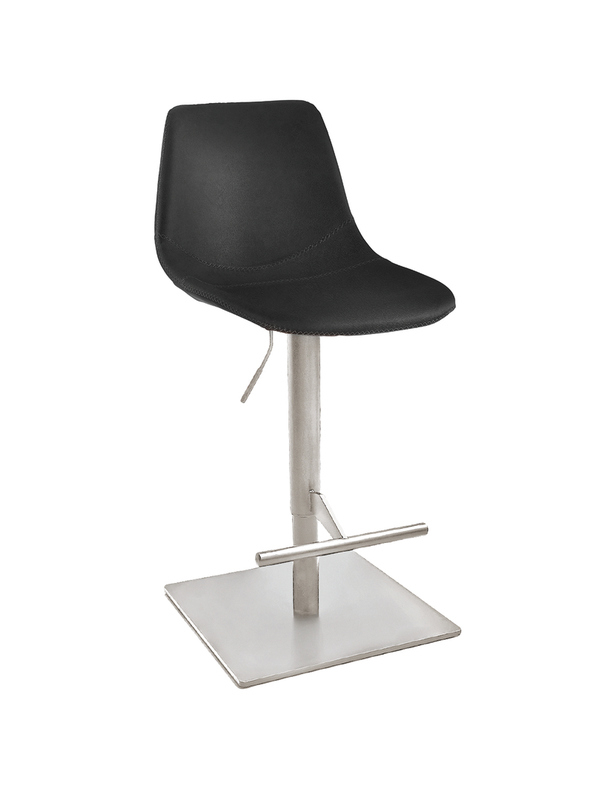 Naber Level KT, stainless steel colored frame, square, rotatable, adjustable, black cover, 3031433