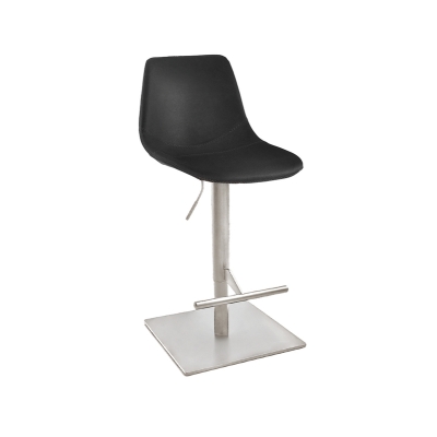 Naber Level KT, stainless steel colored frame, square, rotatable, adjustable, black cover, 3031433