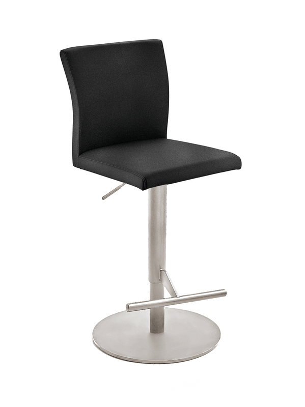 Naber Buono KM, frame stainless steel color, round, rotatable, adjustable, cover dark gray, 3031454