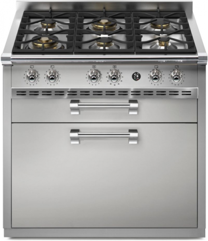 Terasest Ascot 90 pliidiplokk, köögimoodul, 90 cm, roostevaba teras, gaasipliit, A9C-6WSS, garantiiga 5 aastat!